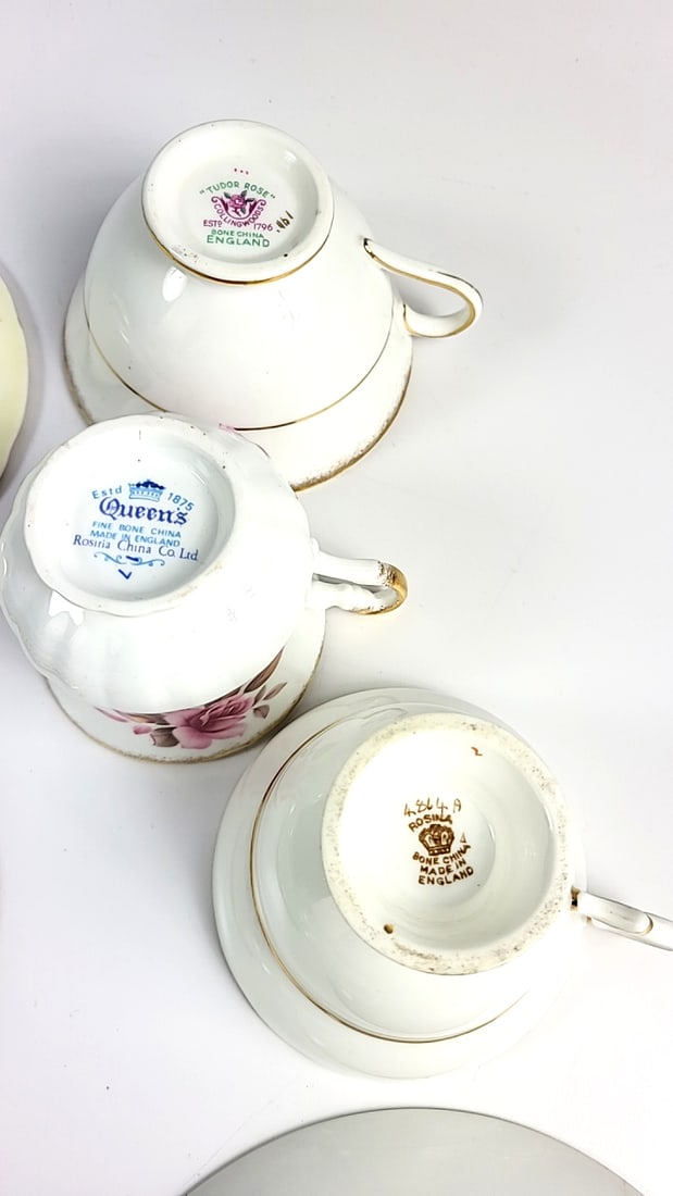 Bone China Lot - Mostly From England - Regency Roslyn Aynsley Etc SEE PICS - 12