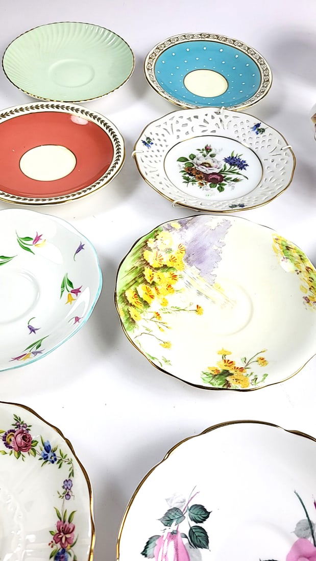 Bone China Lot - Mostly From England - Regency Roslyn Aynsley Etc SEE PICS - 5