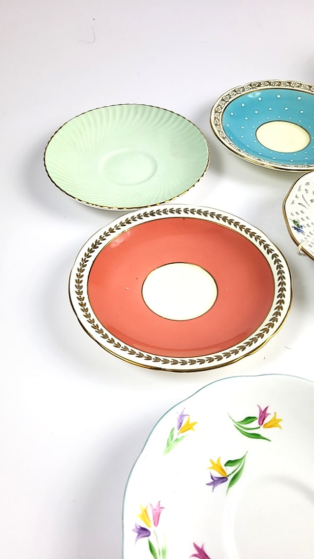 Bone China Lot - Mostly From England - Regency Roslyn Aynsley Etc SEE PICS - 6