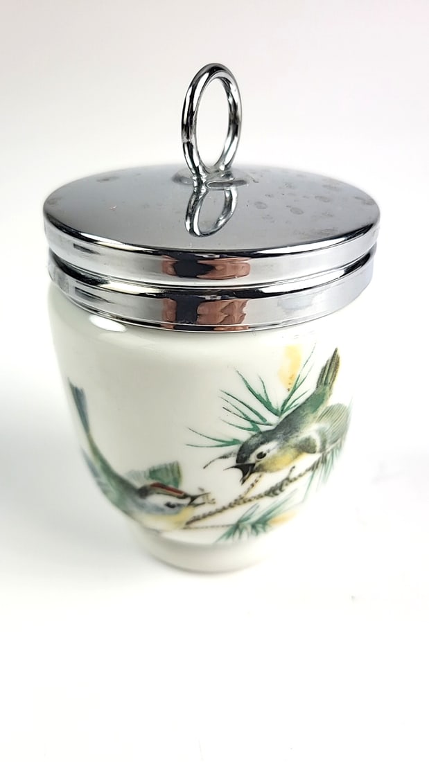 Royal Worcester Oven to Tableware Bird ðŸ¦ Ceramic Jars with Metal Screw Lids - (1 of 8)