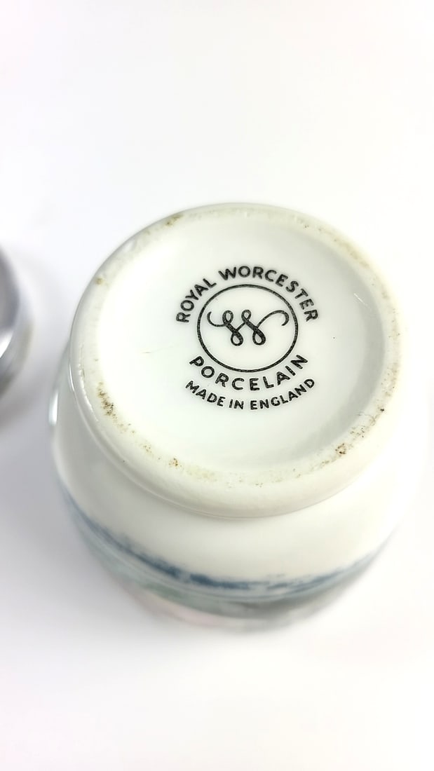 Royal Worcester Oven to Tableware Bird ðŸ¦ Ceramic Jars with Metal Screw Lids - - 6