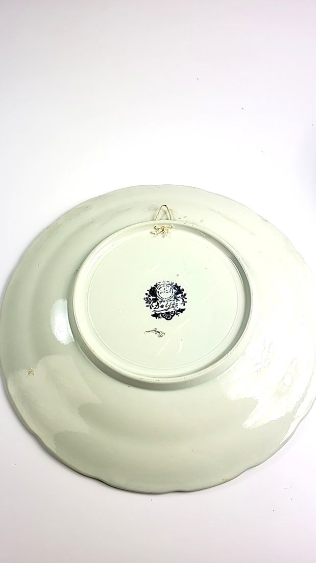 Royal Sphinx Maastricht Holland Delfts Porcelain Plate Blue Windmill Scene Decorative Dutch Style... - 4