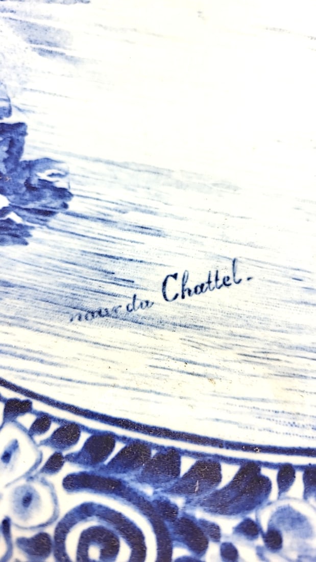 Royal Sphinx Maastricht Holland Delfts Porcelain Plate Blue Windmill Scene Decorative Dutch Style... - 3