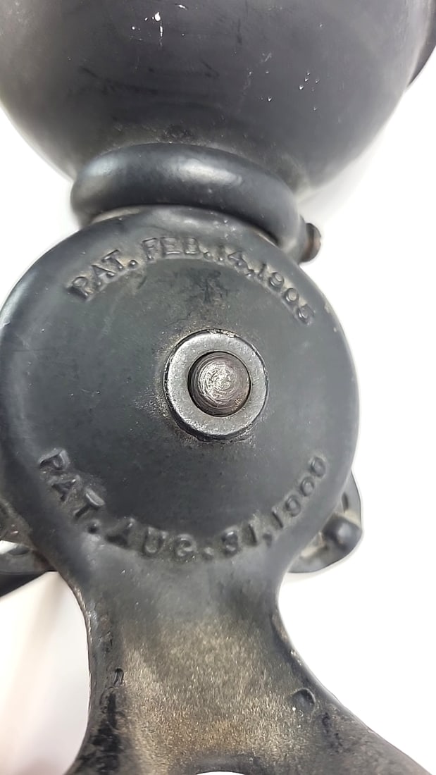 Vintage Universal No. 0012 Coffee Mill Grinder with Wooden Handle, Vintage Wall Mountable, Landers, - 9