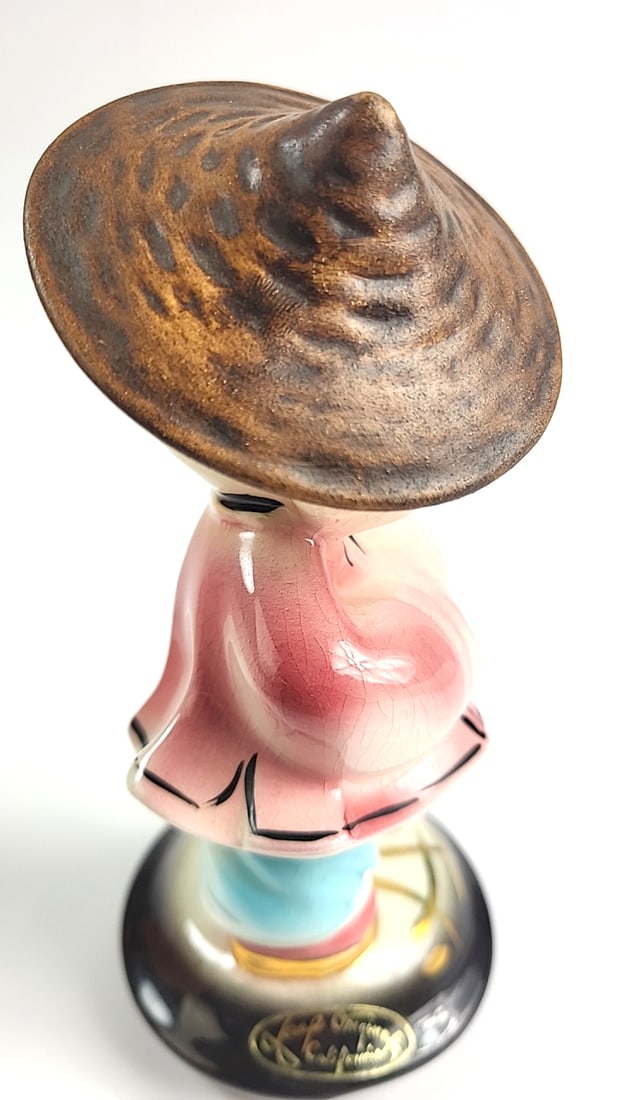 A Josef Original California "Tee Hee" 107 M.J.G. Ceramic Figurine Asian Girl - 4