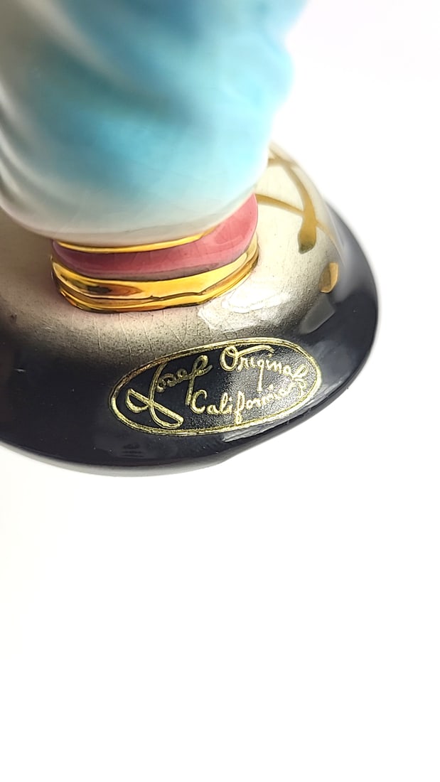 A Josef Original California "Tee Hee" 107 M.J.G. Ceramic Figurine Asian Girl - 5