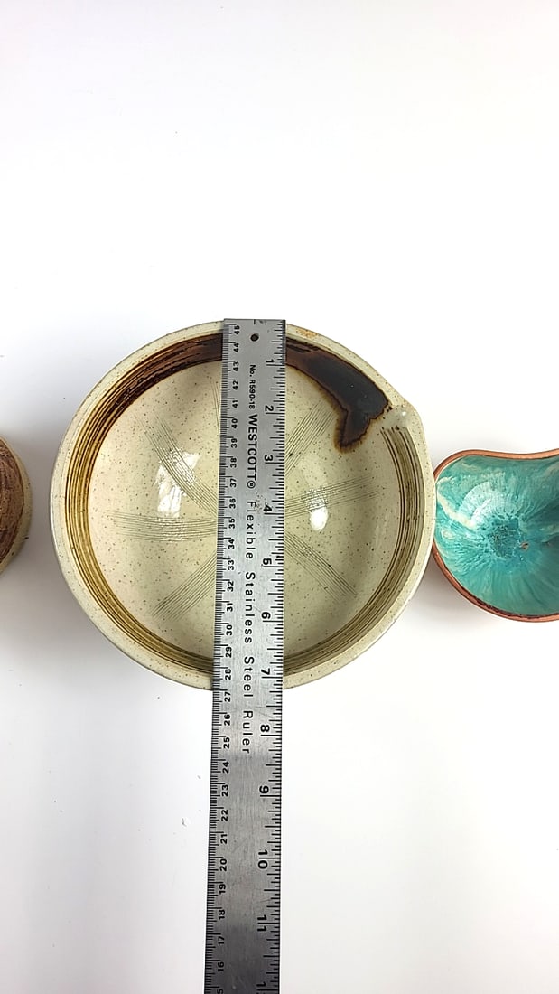 Vintage Ceramic Art Bowl Lot Various Artists ðŸŽ¨ ðŸ‘¨â - 7