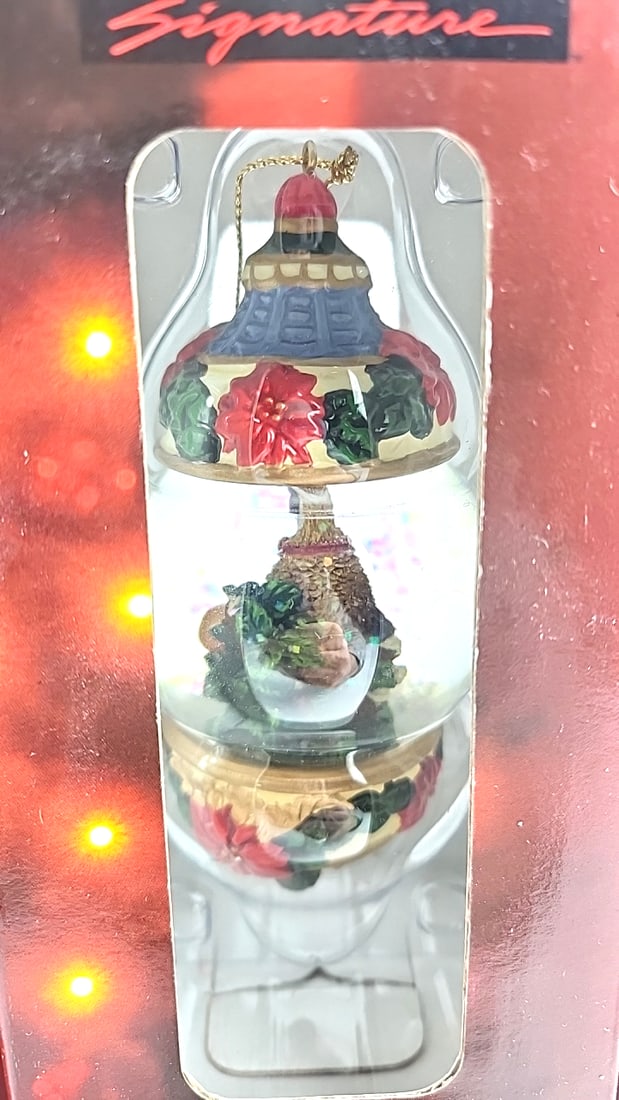 Vintage Kirkland Signature Vellux Glass Waterglobe Ornaments Set of 8 All Unique Brand New Holida... - 5