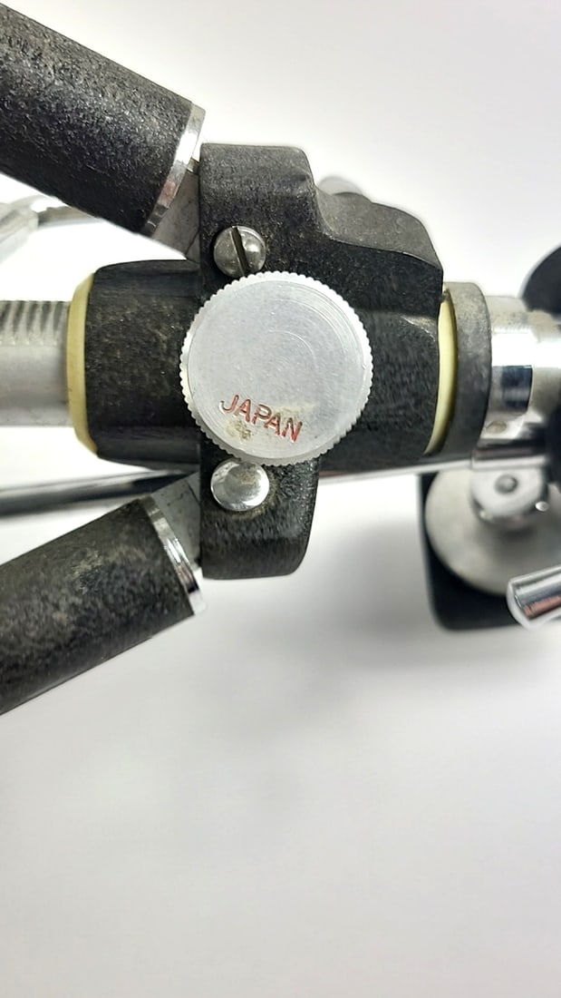 Vintage Challenger 1100 Japan Extens to 4' - Camera Tripod Black Adjustable Aluminum Photo Stand - 3