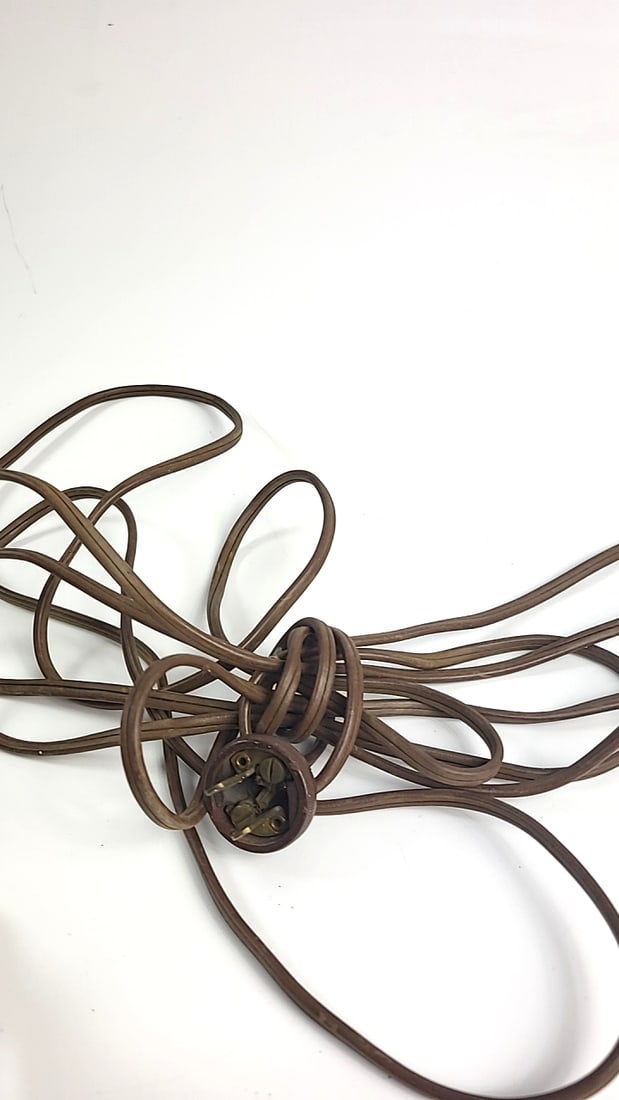 Art Deco Lamp - Metal Figurine Glass Backing Frame Vintage Bronze Finish Geometric Design - 6