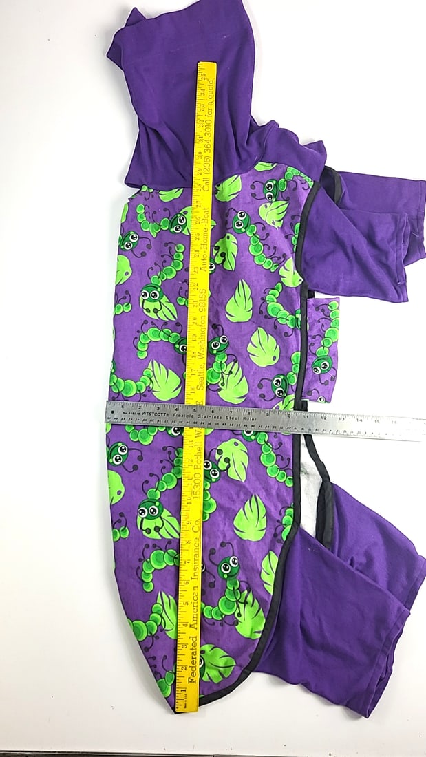 Posh Paw Creations For Whippet Hound Dog Medium Size Indoor Cotton - Polyester Purple Coat With V... - 2