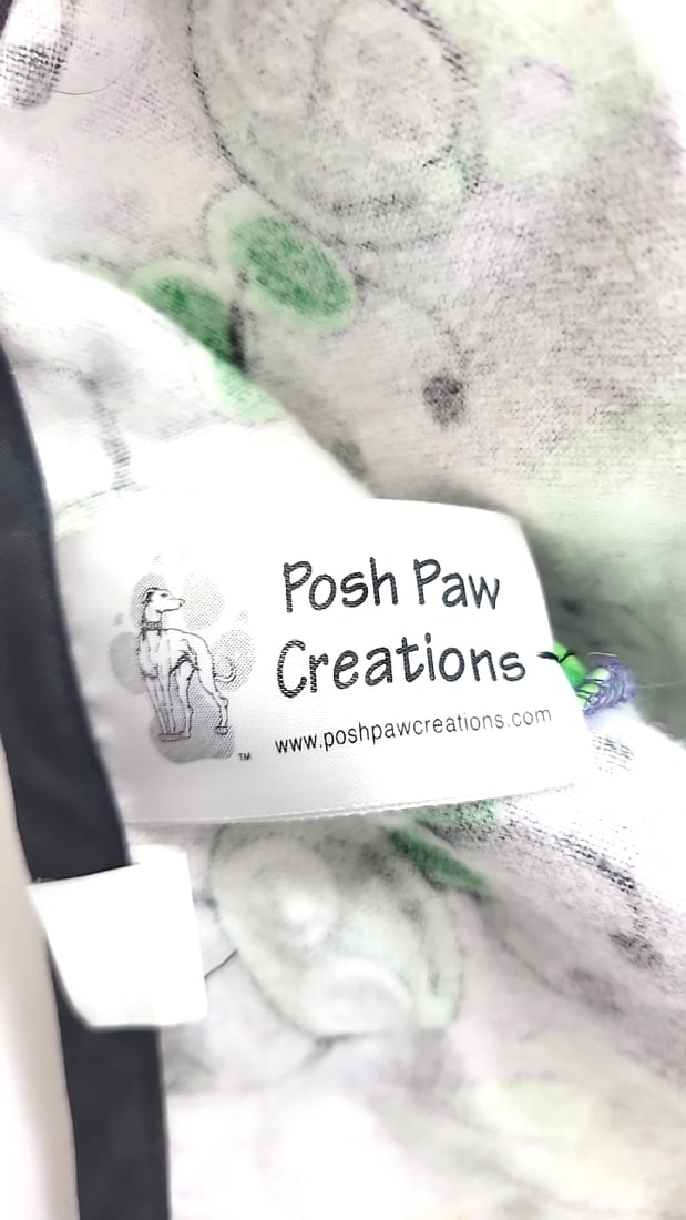 Posh Paw Creations For Whippet Hound Dog Medium Size Indoor Cotton - Polyester Purple Coat With V... - 6