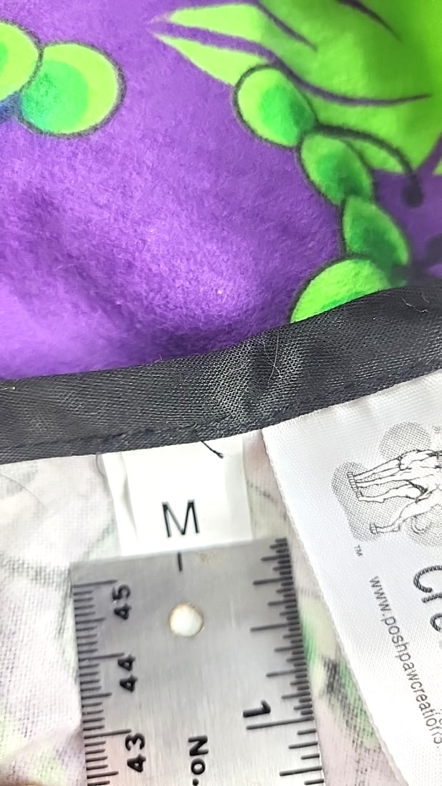 Posh Paw Creations For Whippet Hound Dog Medium Size Indoor Cotton - Polyester Purple Coat With V... - 7