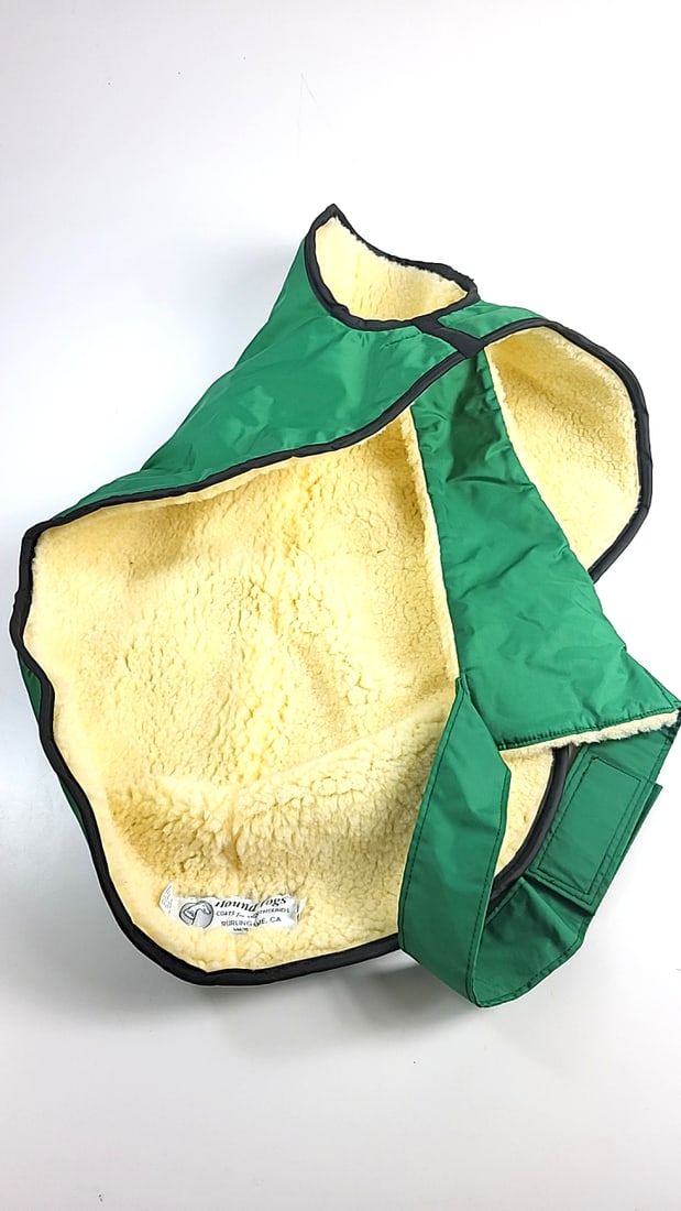 Hound Togs Medium City Slicker Green Coat for Sighthounds Whippets Dogs Burlingame, CA - 3