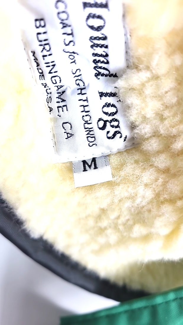 Hound Togs Medium City Slicker Green Coat for Sighthounds Whippets Dogs Burlingame, CA - 5