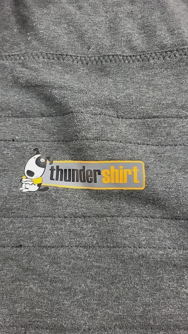 Thundershirt Gray Dog Anxiety Calming Vest Large - Cotton - Polyester - Spandex - 2