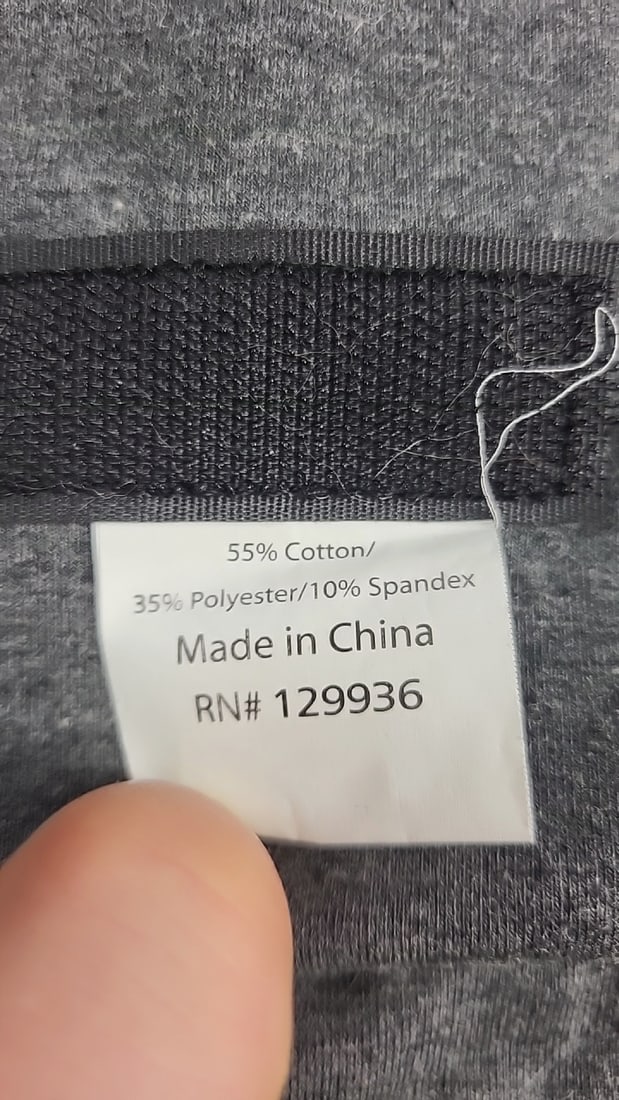 Thundershirt Gray Dog Anxiety Calming Vest Large - Cotton - Polyester - Spandex - 5