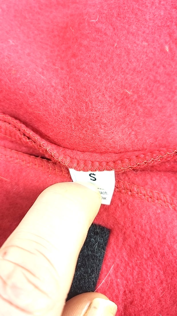 Montana Dogware Small Fleece Red Coat Warm Polyester for Greyhound Dog - 6