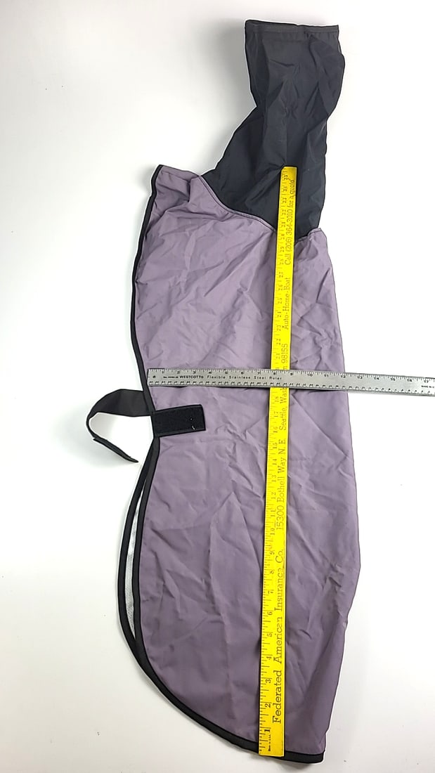 Large Unbranded Purple City Slicker Coat for Sighthounds Whippets Dogs - 3