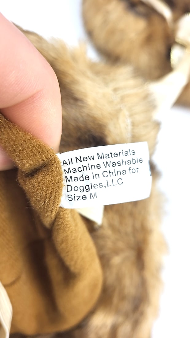 2x Doggles Fancy Fur Dog Hat Machine Washable Medium Size - 3