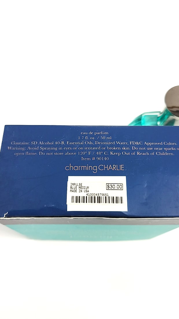Charming Charlie Forever Charmed Perfume Eau de Parfum Teal Bottle - 4