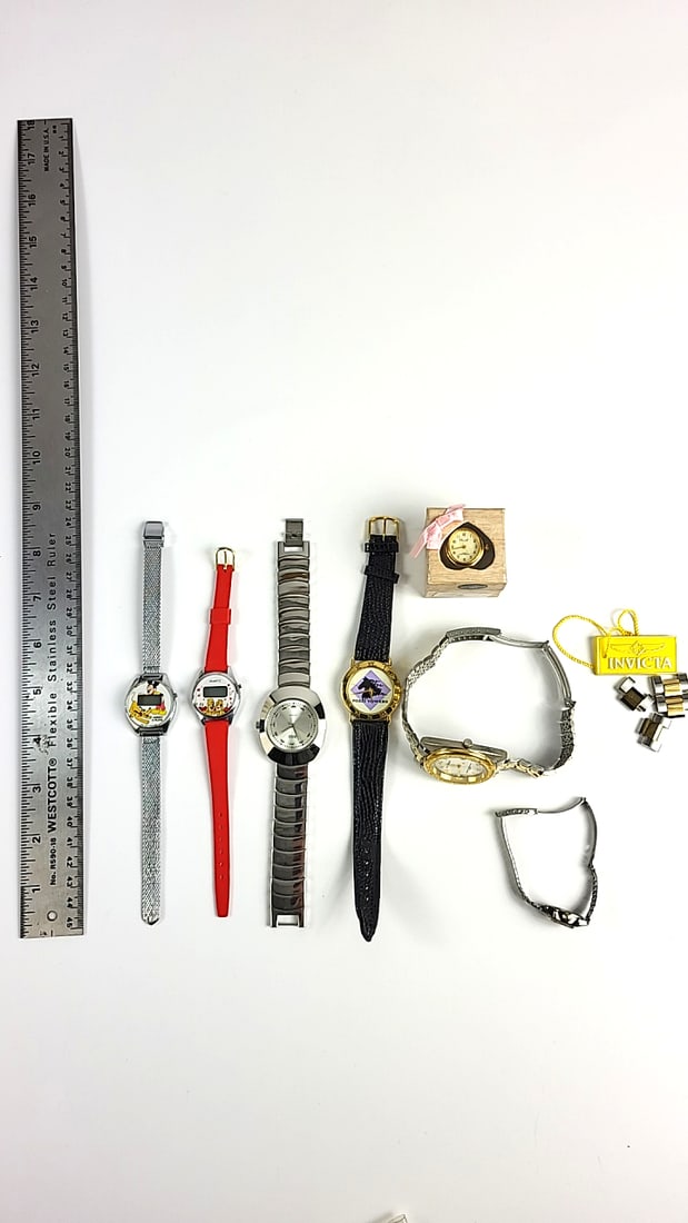 Vintage Watch Collection: Olma Mini, Bradley with Mickey & Pluto, Untime Digital, Bijoux Terner, ... - 20