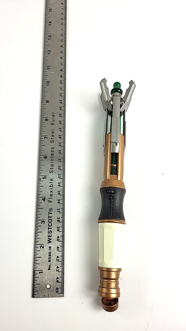 Doctor Who Sonic Screwdriver Toy Prop Replica - Copper White Black Silver Model - 6