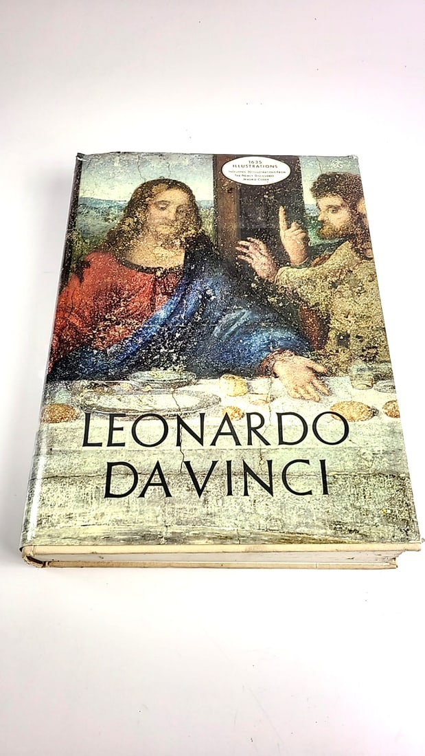 Leonardo Da Vinci Large Art Book 1645 Illustrations Hardcover Complete Works Printed In Japan (1 of 11)