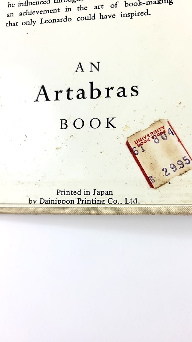 Leonardo Da Vinci Large Art Book 1645 Illustrations Hardcover Complete Works Printed In Japan - 4