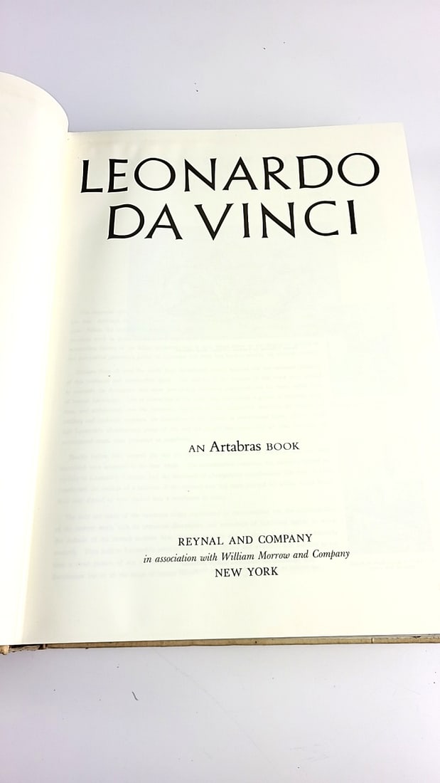 Leonardo Da Vinci Large Art Book 1645 Illustrations Hardcover Complete Works Printed In Japan - 5