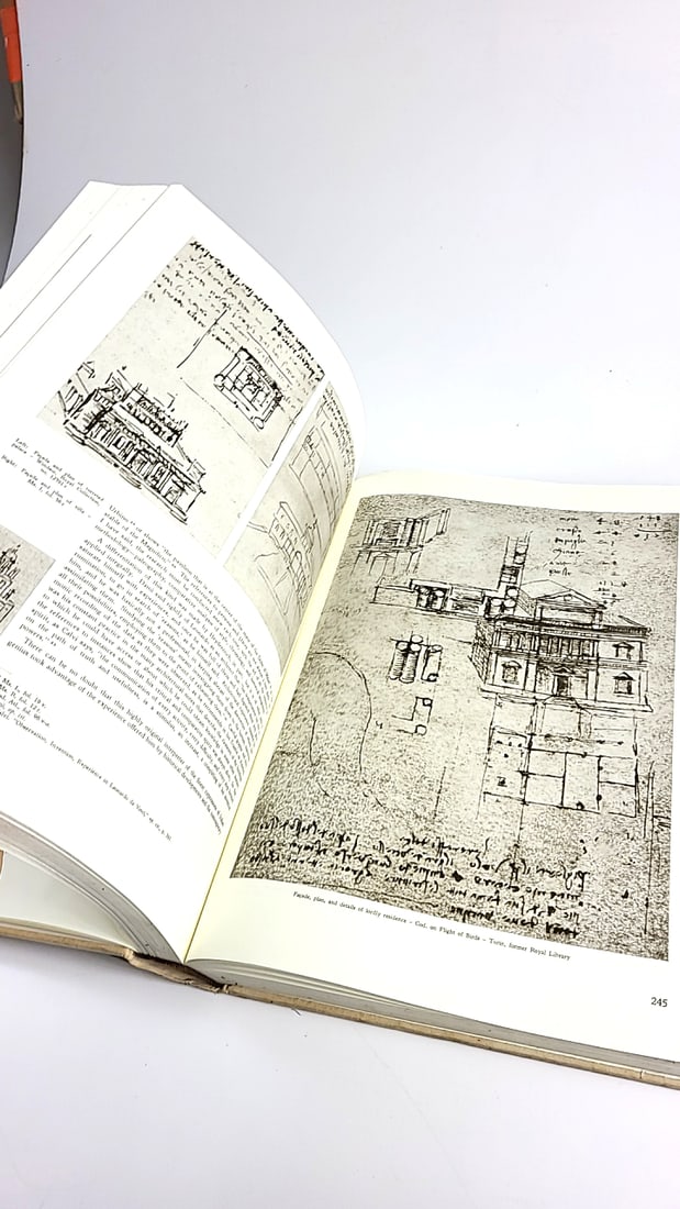 Leonardo Da Vinci Large Art Book 1645 Illustrations Hardcover Complete Works Printed In Japan - 8