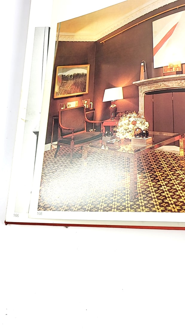 David Hicks on Home Decoration Red Hardcover Book Interior Design Decor 1972 Vintage Edition - 7