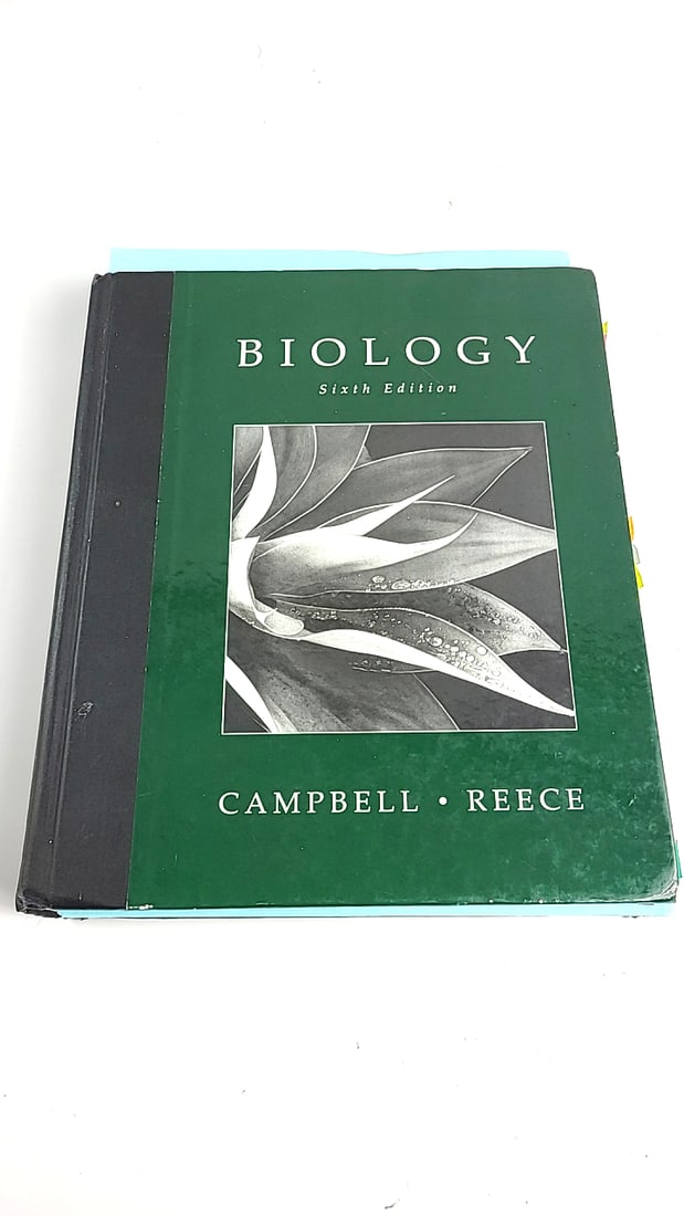 Biology Textbook Sixth Edition Campbell Reece Green Hardcover Science Academic Book (1 of 8)