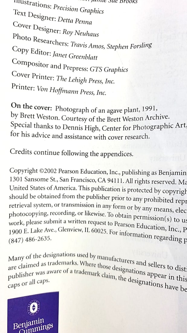 Biology Textbook Sixth Edition Campbell Reece Green Hardcover Science Academic Book - 4