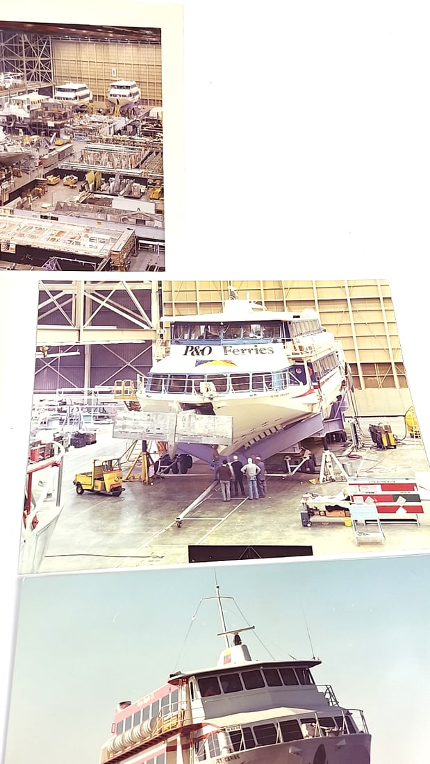Boeing Jetfoil Photos Collection - Ship Construction, Interiors, and Sea Operations Etc - 4