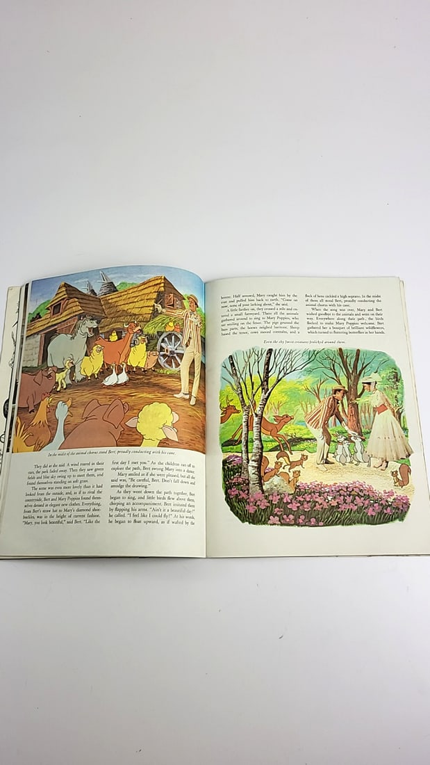 Disney Mary Poppins Book Golden Press Vintage Illustrated Collectible 1964 - 13