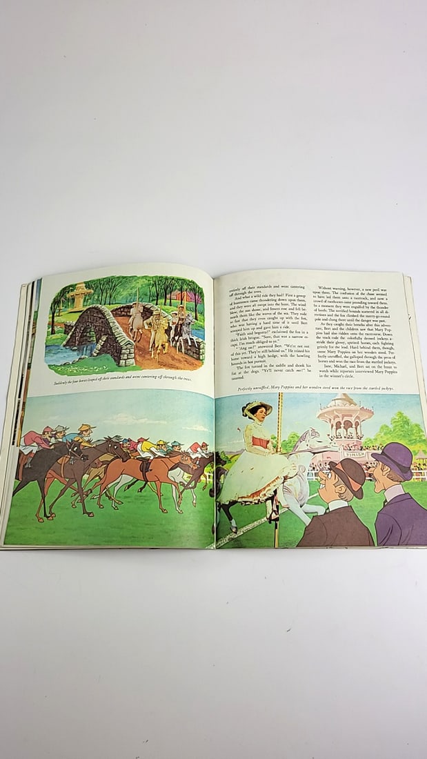 Disney Mary Poppins Book Golden Press Vintage Illustrated Collectible 1964 - 15
