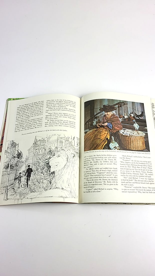Disney Mary Poppins Book Golden Press Vintage Illustrated Collectible 1964 - 19