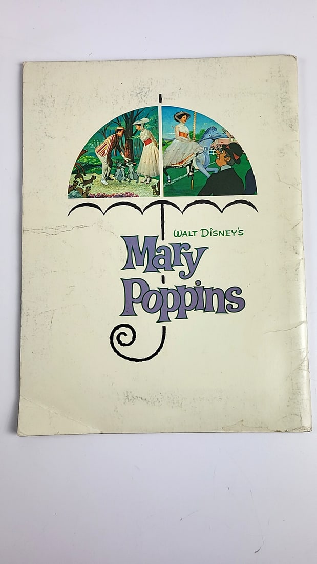 Disney Mary Poppins Book Golden Press Vintage Illustrated Collectible 1964 - 2