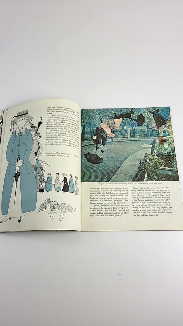 Disney Mary Poppins Book Golden Press Vintage Illustrated Collectible 1964 - 8