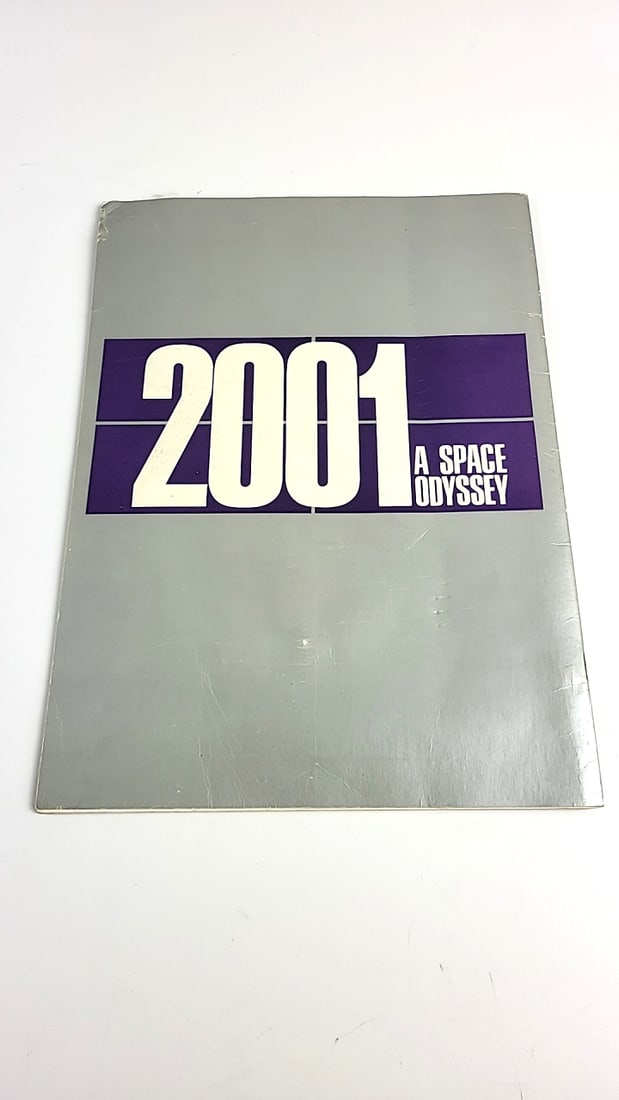 2001 A Space Odyssey Movie Program Booklet Vintage Silver Cover - 10