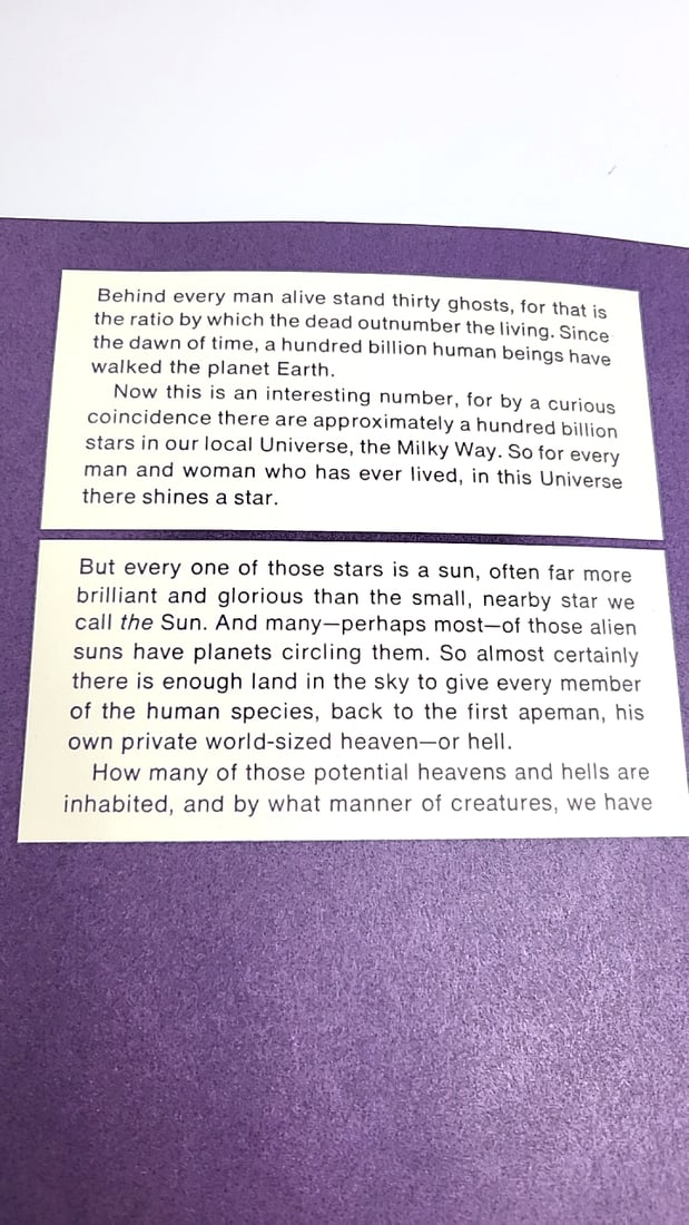 2001 A Space Odyssey Movie Program Booklet Vintage Silver Cover - 3