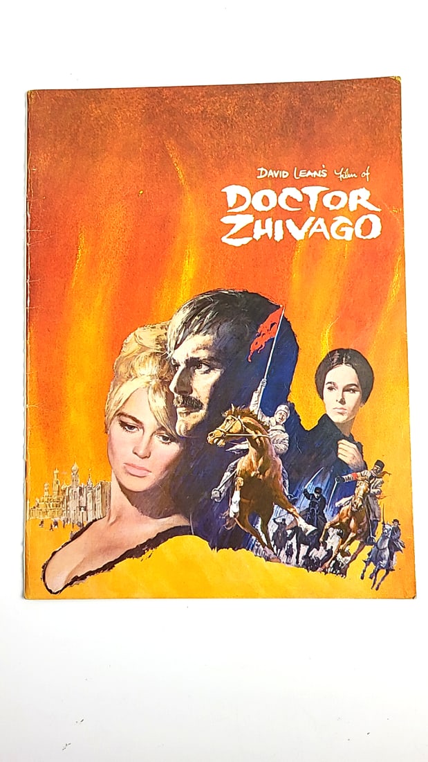 David Lean's Film of Doctor Zhivago Movie Program Booklet, Illustrated Cover (1 of 7)