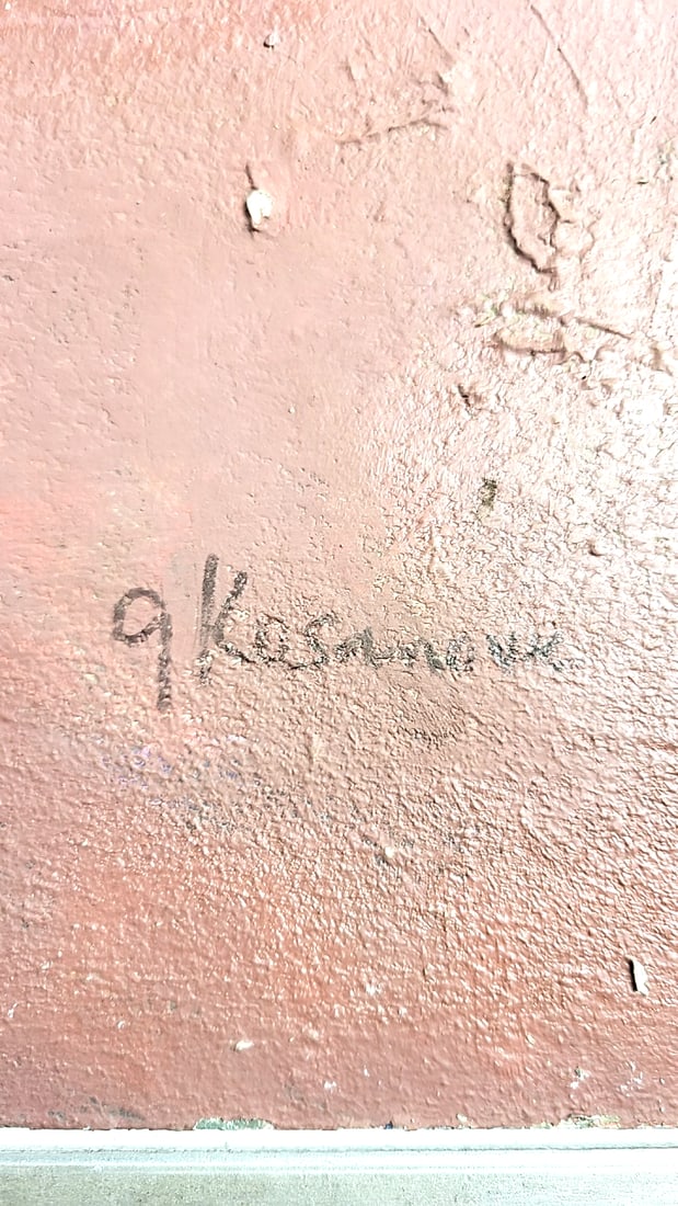 Large Abstract Artwork Painting Textured Oil On Board #2 Signed By George Kosanovic 48" x 34" - 2