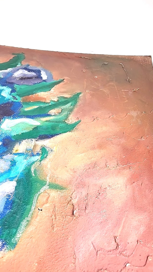 Large Abstract Artwork Painting Textured Oil On Board #2 Signed By George Kosanovic 48" x 34" - 4