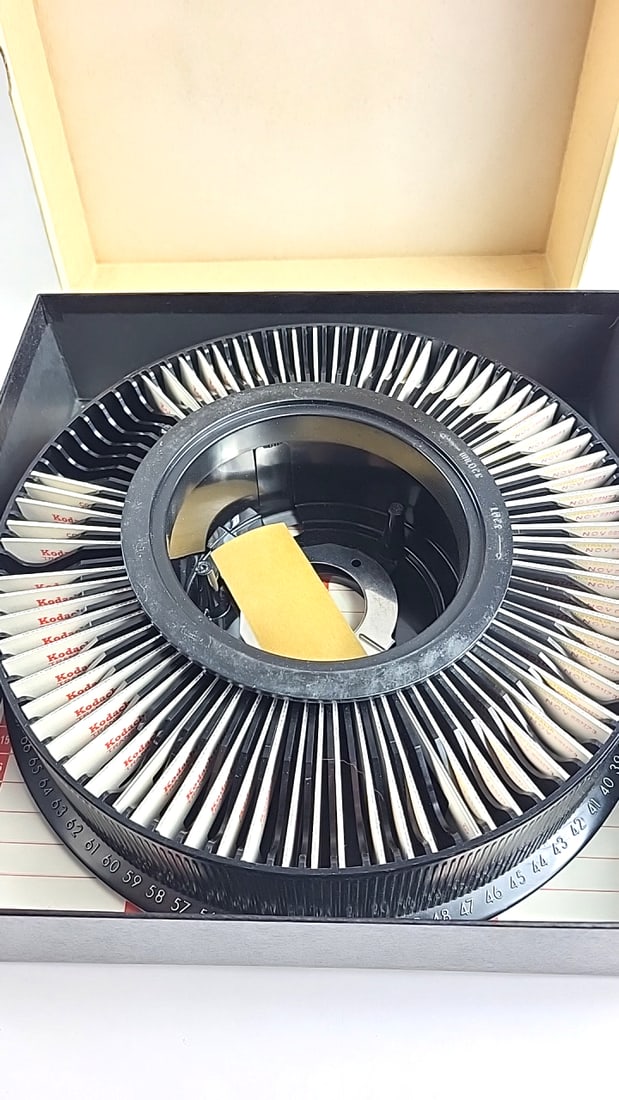 3x Vintage Kodak Carousel Slide Tray Lot - New Zealand 1968, Hawaii, Rhine Cruise Slides See Labels - 4
