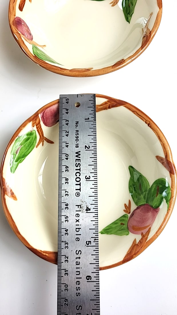 Franciscan "Apple" Pattern Ceramic Dessert Bowls 6" Set of 8 ðŸ¨ ðŸ&# - 4