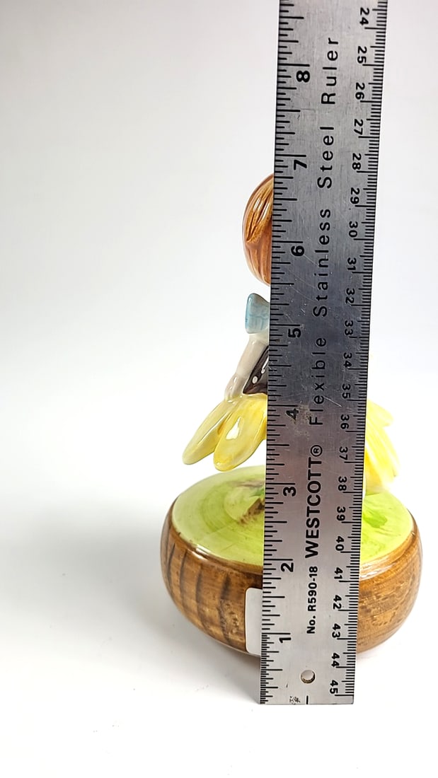 American Greetings Corporation "Younger Than Spring Time" Ceramic Rotating Music Box Figurine - R... - 3