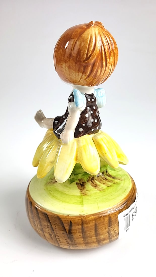 American Greetings Corporation "Younger Than Spring Time" Ceramic Rotating Music Box Figurine - R... - 4