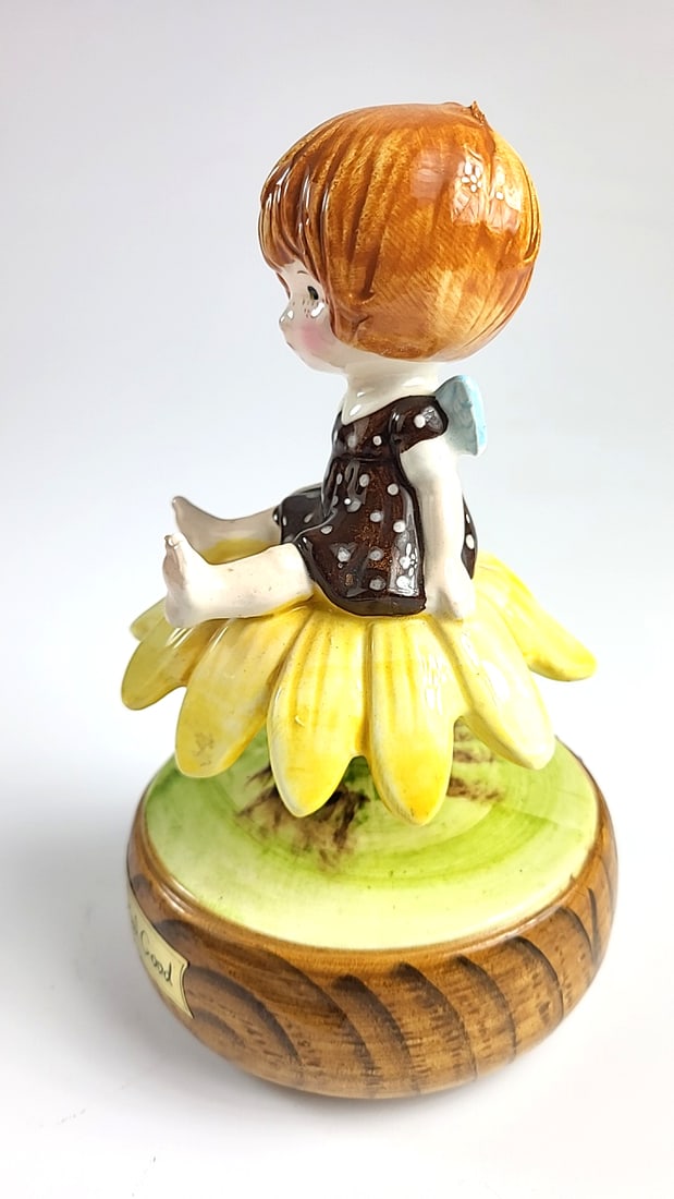 American Greetings Corporation "Younger Than Spring Time" Ceramic Rotating Music Box Figurine - R... - 5